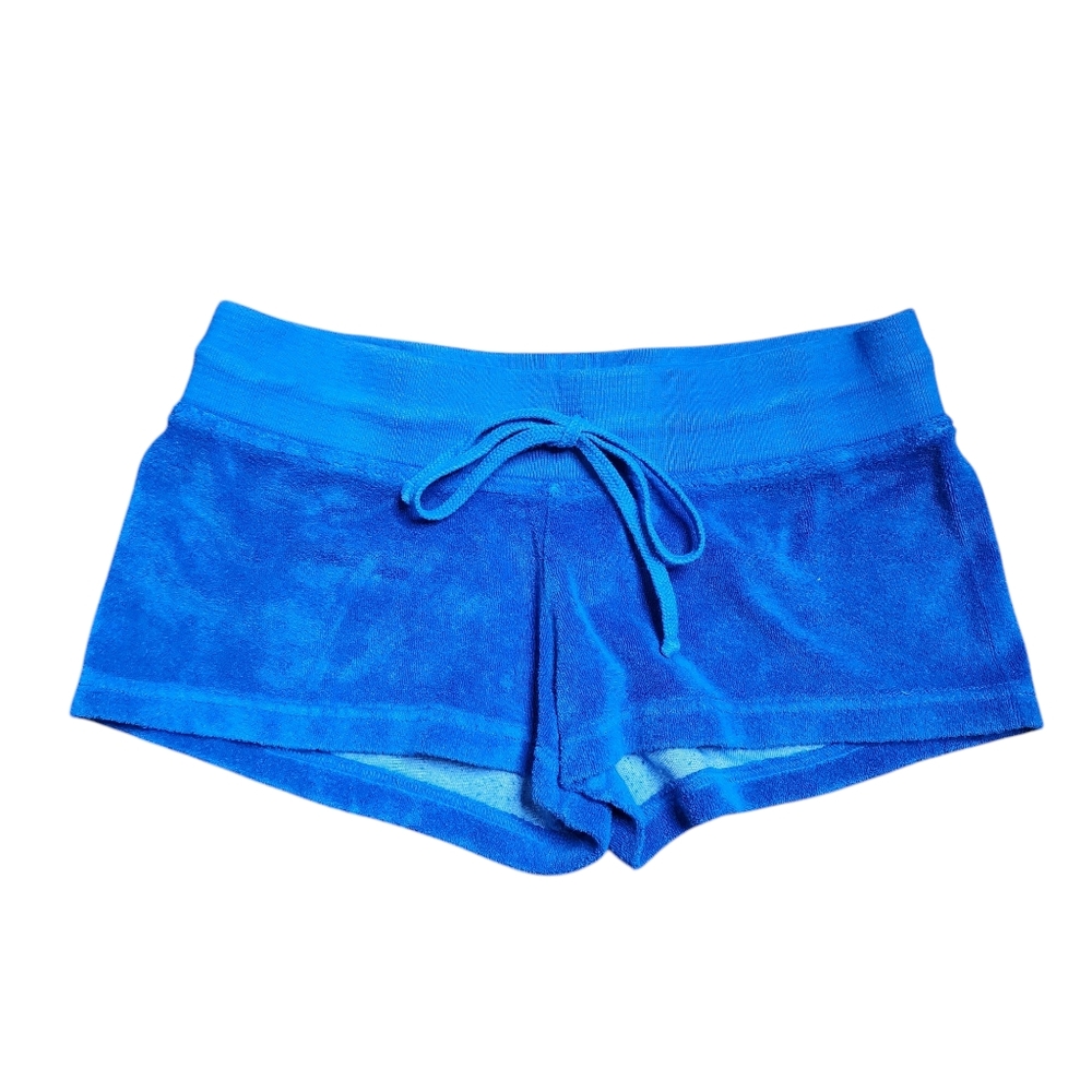 Hard Tail Blue Terry Cloth Shorts Size Large